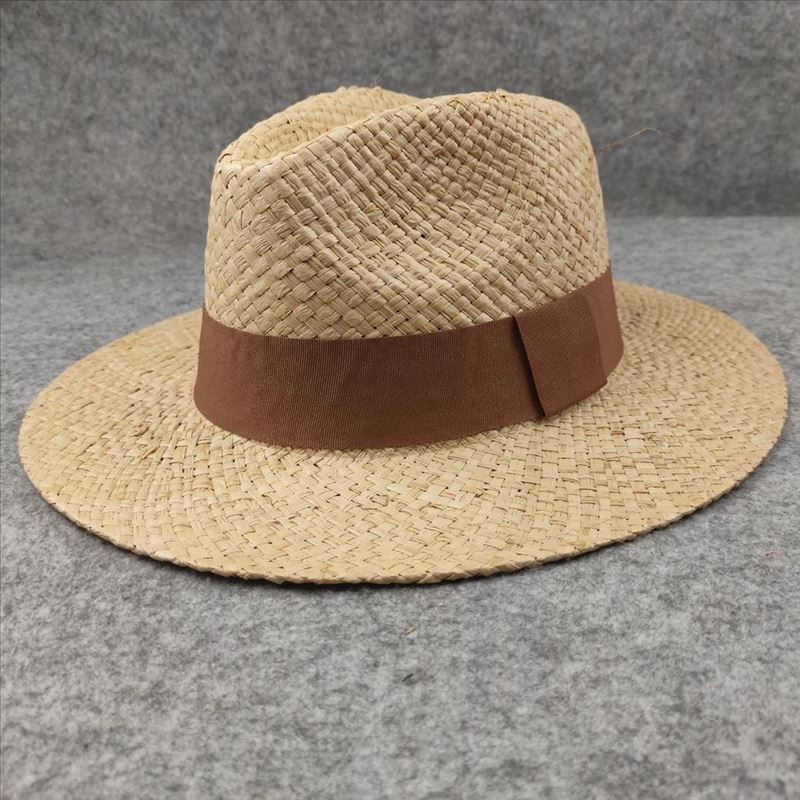 New Summer Lafite Grass Jazz Women s Sun Hats Fashion Travel Beach Sunscreen Handmade Grass Hat Fashion Men Panama Hat sale 56-57.5cm
New Summer Lafite Grass Jazz Women s Sun Hats Fashion Travel Beach Sunscreen Handmade Grass Hat Fashion Men Panama Hat sale 56-57.5cm