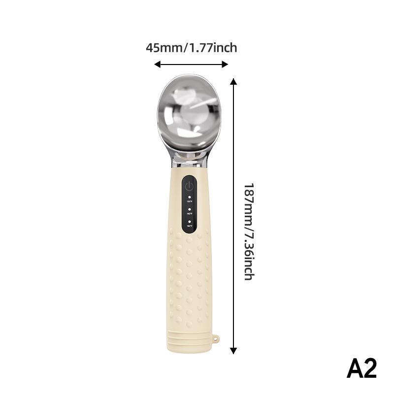 Electric Ice Cream Scoop Rechargeable 3 Speed Warming Nonstick 2600Mah Battery Anti-Freeze Cookie Spoon A2
Electric Ice Cream Scoop Rechargeable 3 Speed Warming Nonstick 2600Mah Battery Anti-Freeze Cookie Spoon A2