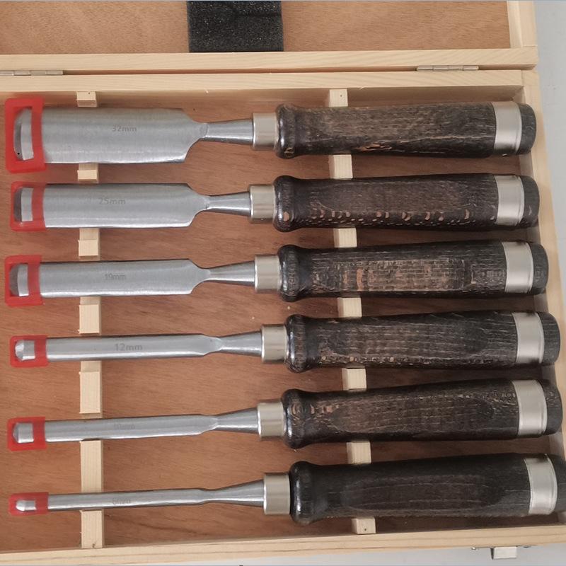 Woodworking Chisel Set 6 PCS Carving Turning Tools Kit Professional Carpenter Woodcut Knives Multi-functional Cutting Tools
Woodworking Chisel Set 6 PCS Carving Turning Tools Kit Professional Carpenter Woodcut Knives Multi-functional Cutting Tools