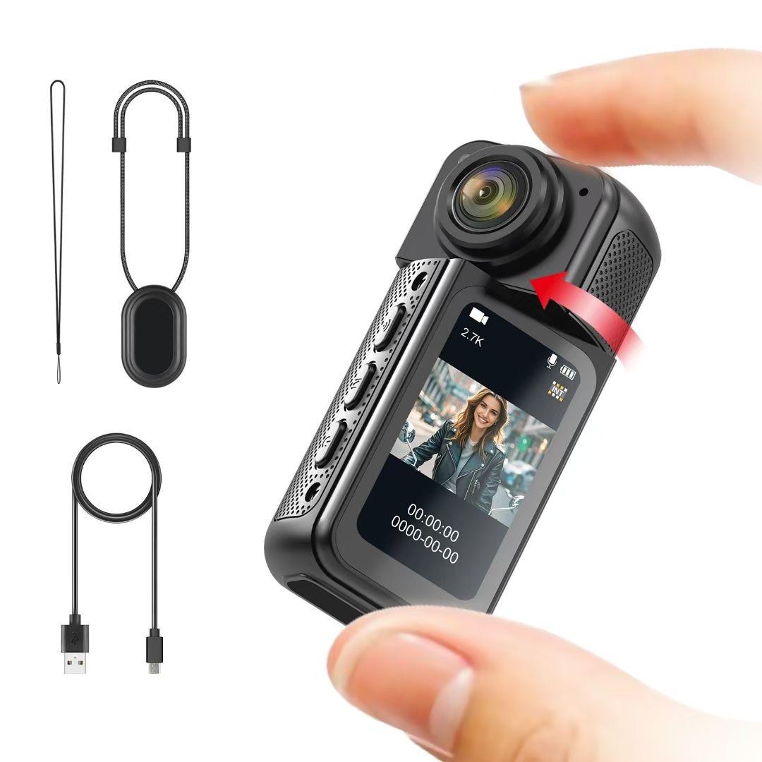 S70 Thumb Camera Rotation Lens WiFi DV Camera 2.7K HD First Person View Sports Cycling Pet Camera Black
S70 Thumb Camera Rotation Lens WiFi DV Camera 2.7K HD First Person View Sports Cycling Pet Camera Black