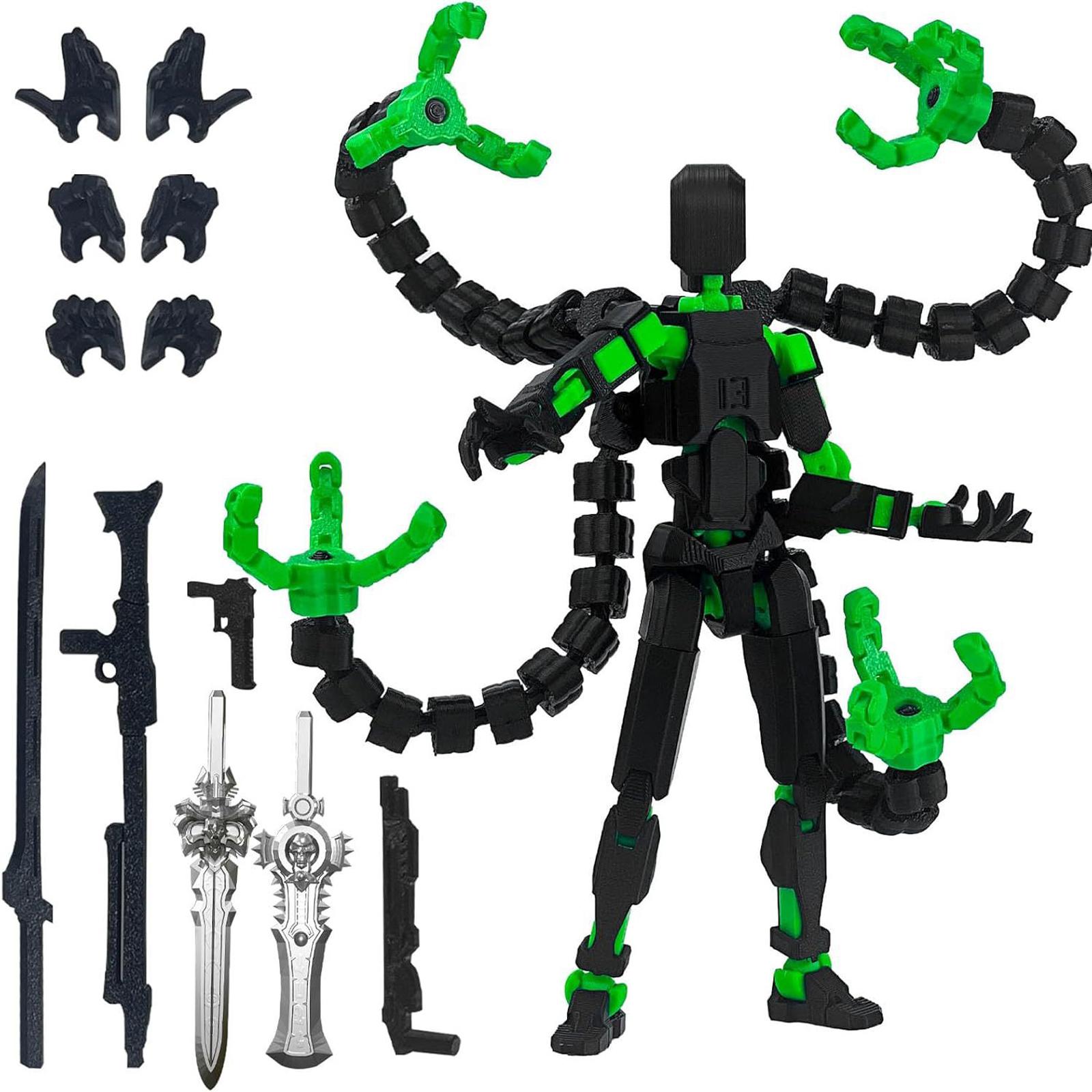Articulated Action Figure Model Kit with Multiple Interchangeable Hands and Weapons 3D Printed DIY Assembly Poseable Collectible Display One Size
Articulated Action Figure Model Kit with Multiple Interchangeable Hands and Weapons 3D Printed DIY Assembly Poseable Collectible Display One Size