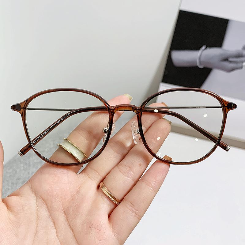T7182 Round Thin Frame Light Myopia Glasses Frame Female Plain Makeup Literary Flat Mirror Male Tide
T7182 Round Thin Frame Light Myopia Glasses Frame Female Plain Makeup Literary Flat Mirror Male Tide