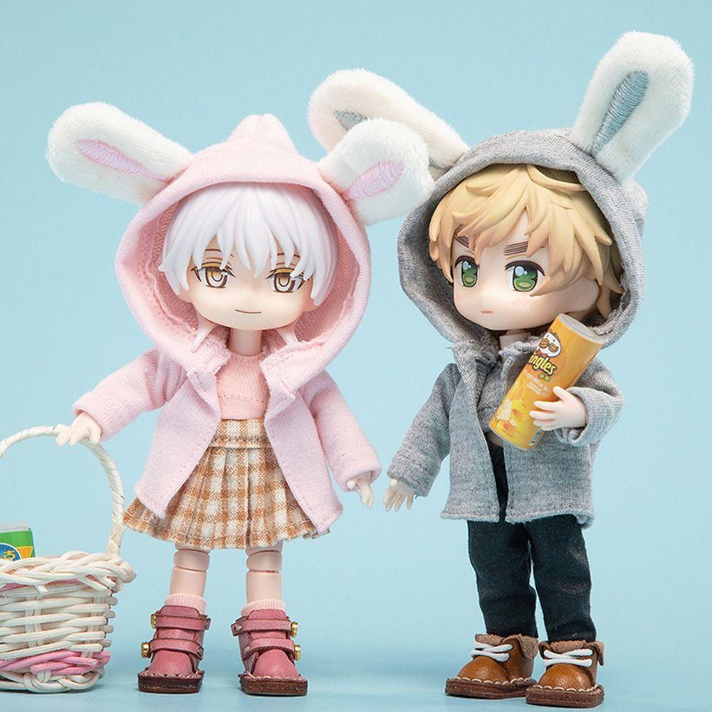 5 Colors Rabbit Ear Hoodies Doll Accessories Doll Outfits 1/11 OB11 Dolls/1/12 BJD Dolls
5 Colors Rabbit Ear Hoodies Doll Accessories Doll Outfits 1/11 OB11 Dolls/1/12 BJD Dolls