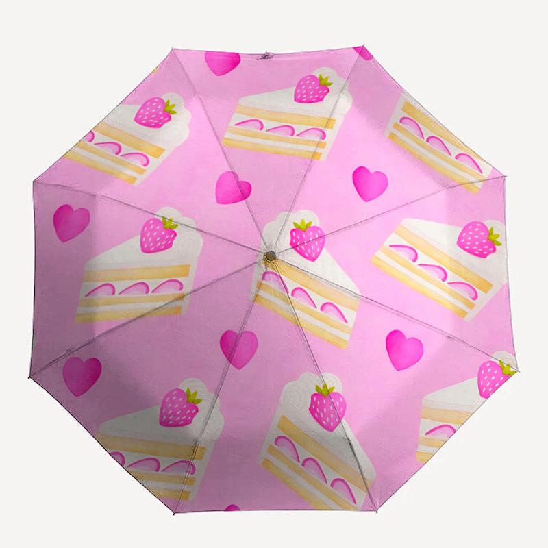 1pc Cake Slice Pattern Automatic Open/Close Umbrella, Compact Travel Umbrella, 8-Rib Sturdy Frame - Ideal Gift for Friends yy251118090
1pc Cake Slice Pattern Automatic Open/Close Umbrella, Compact Travel Umbrella, 8-Rib Sturdy Frame - Ideal Gift for Friends yy251118090