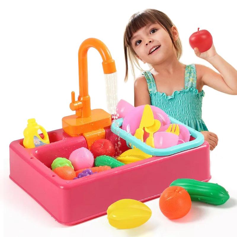 Kid Simulation Electric Dishwasher Wash Sink Running Water Toy Role Playing House Kitchen Pretend Game Food Fruit Girl Boy Gift
Kid Simulation Electric Dishwasher Wash Sink Running Water Toy Role Playing House Kitchen Pretend Game Food Fruit Girl Boy Gift
