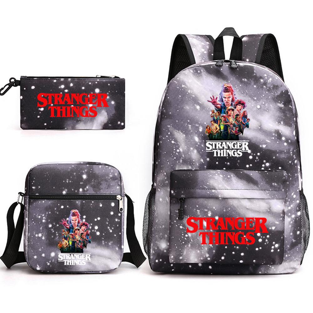 Стиль Stranger Things Повсякденний Рюкзак Набір з Трьох Предметів 31*13*44cm
Стиль Stranger Things Повсякденний Рюкзак Набір з Трьох Предметів 31*13*44cm