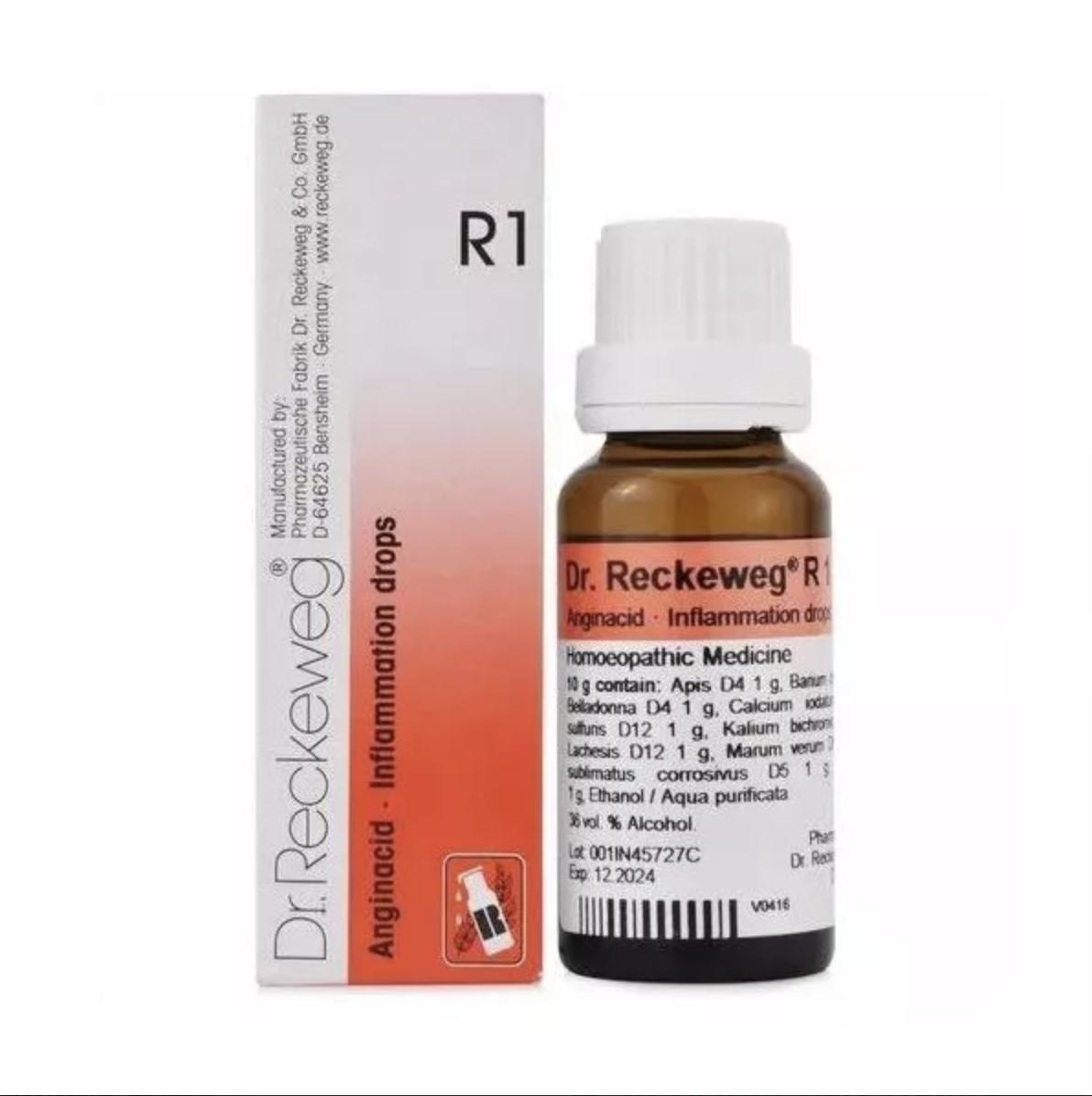 Ангінацид (22 мл), Anginacid, Dr. Reckeweg & Co
Ангінацид (22 мл), Anginacid, Dr. Reckeweg & Co