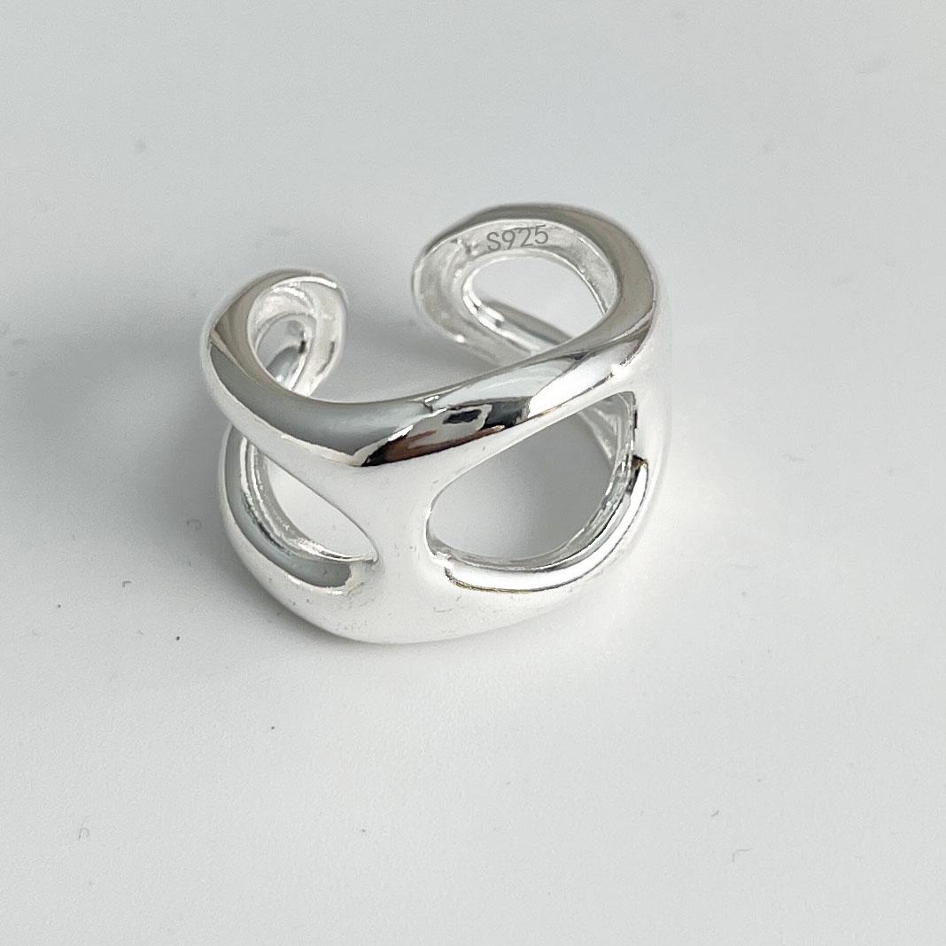 925 Sterling Silver Rings For Women Geometric Fine Jewelry Finger Adjustable Simple Wide Hollow Ring For Party Birthday Gift resizable
925 Sterling Silver Rings For Women Geometric Fine Jewelry Finger Adjustable Simple Wide Hollow Ring For Party Birthday Gift resizable