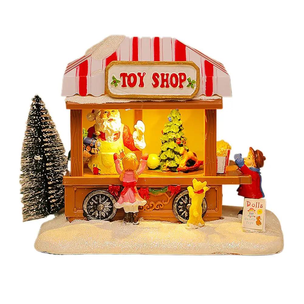 Creative Luminous Music Christmas Tree Kiosk Ornaments Truck Healing Holiday Warm Food Diy Props Popcorn Decoration Christm D6I5
Creative Luminous Music Christmas Tree Kiosk Ornaments Truck Healing Holiday Warm Food Diy Props Popcorn Decoration Christm D6I5