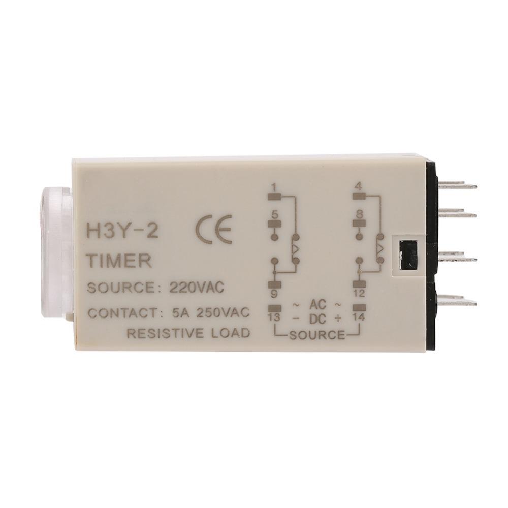 Delay Control H3Y-2 Time Relay 10s 8Pin Timer Time Relay AC 220V H3Y-2 Timer Relay Industrial Control AC220V
Delay Control H3Y-2 Time Relay 10s 8Pin Timer Time Relay AC 220V H3Y-2 Timer Relay Industrial Control AC220V