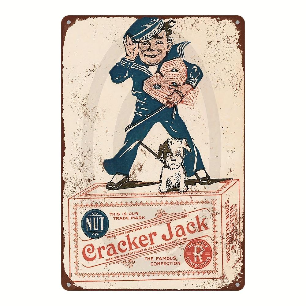 1pc Vintage Cracker Jack Tin Sign, UV Printed Iron Wall Art, Rustic Home Kitchen Decor, English Language, Bedroom Wall Hanging 20x30cm(7.8x11.8inch)
1pc Vintage Cracker Jack Tin Sign, UV Printed Iron Wall Art, Rustic Home Kitchen Decor, English Language, Bedroom Wall Hanging 20x30cm(7.8x11.8inch)
