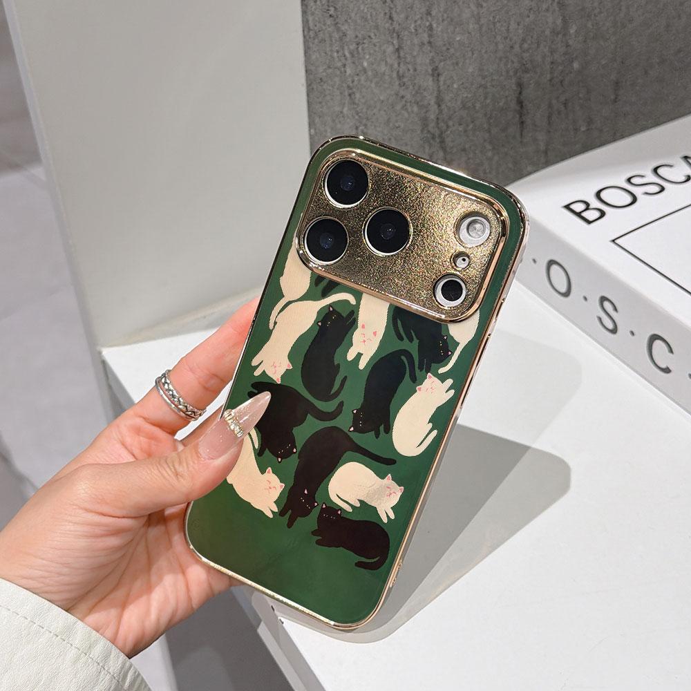 Lucky Start Phone Case For iPhone 17 16 15 14 13 12 11 Pro Max 16E Gold Electroplated glass shell Cat Nap Repeat Cover IPHONE17PROMAX
Lucky Start Phone Case For iPhone 17 16 15 14 13 12 11 Pro Max 16E Gold Electroplated glass shell Cat Nap Repeat Cover IPHONE17PROMAX