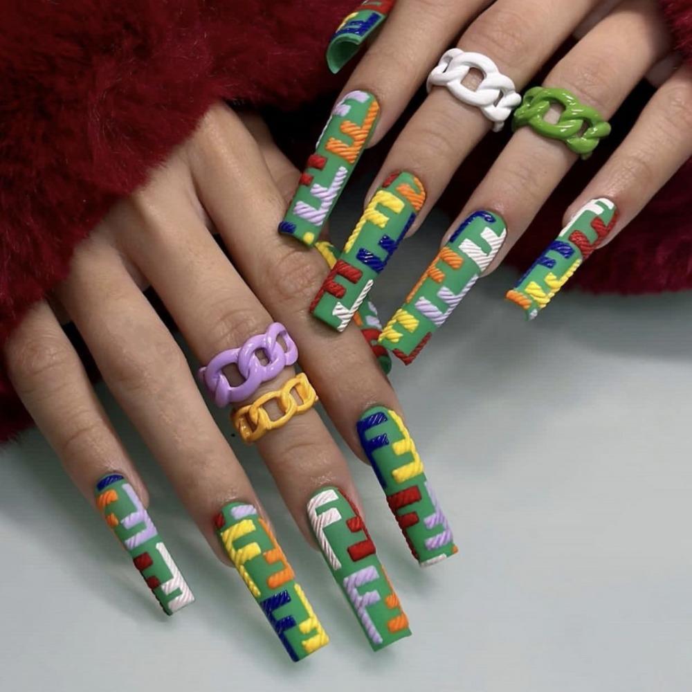 3D Rainbow Ballerina Press On Nails Ballerina Fake Nail Tips Fashion False Nail Tips DIY
3D Rainbow Ballerina Press On Nails Ballerina Fake Nail Tips Fashion False Nail Tips DIY