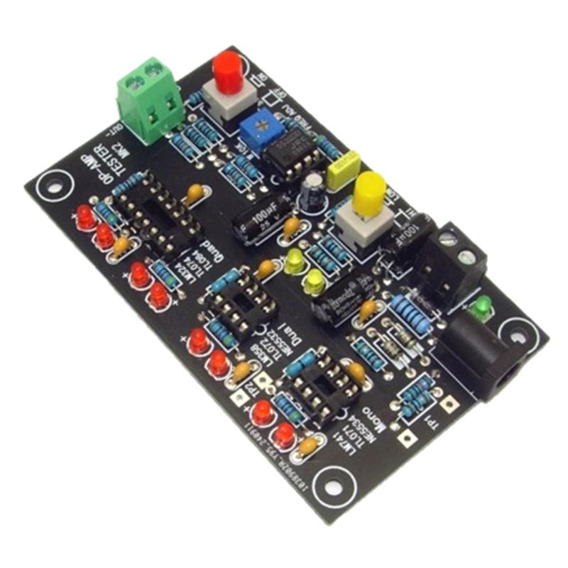 DIP 8 Operational Amplifier Tester Featuring Double LED Indicators For Quick Chip Quality Detection & In Circuit Testing 1
DIP 8 Operational Amplifier Tester Featuring Double LED Indicators For Quick Chip Quality Detection & In Circuit Testing 1