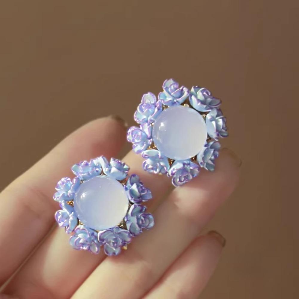 Ear Jewelry Flower Stud Earrings Light Luxury Sweet Flower Earrings Bohemian Earrings Women Gift синій
Ear Jewelry Flower Stud Earrings Light Luxury Sweet Flower Earrings Bohemian Earrings Women Gift синій