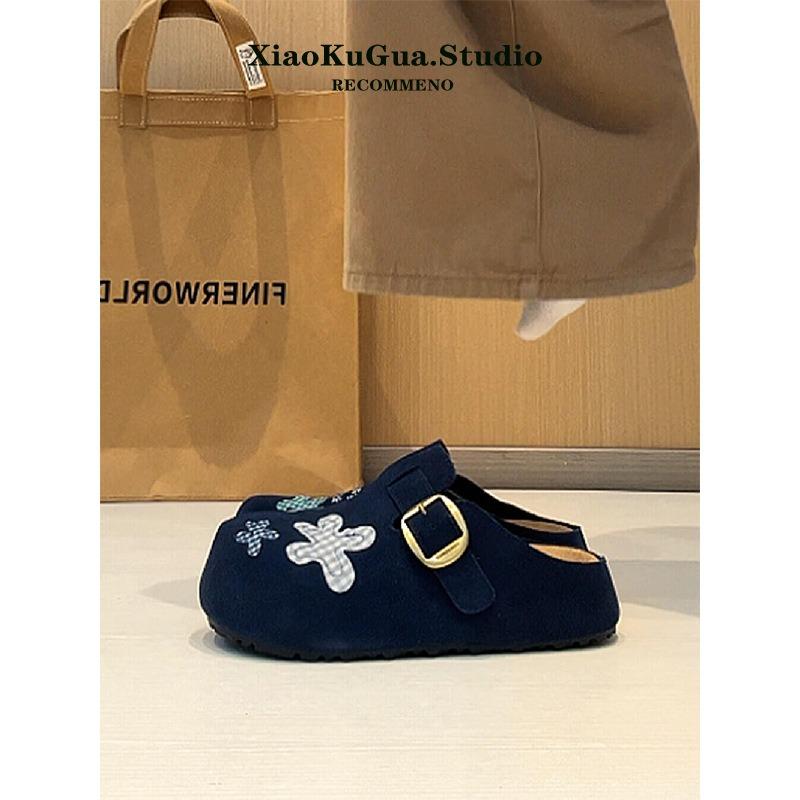 Niche thick-soled women s new autumn versatile non-slip toe half slippers wear a pair of slippers 40
Niche thick-soled women s new autumn versatile non-slip toe half slippers wear a pair of slippers 40