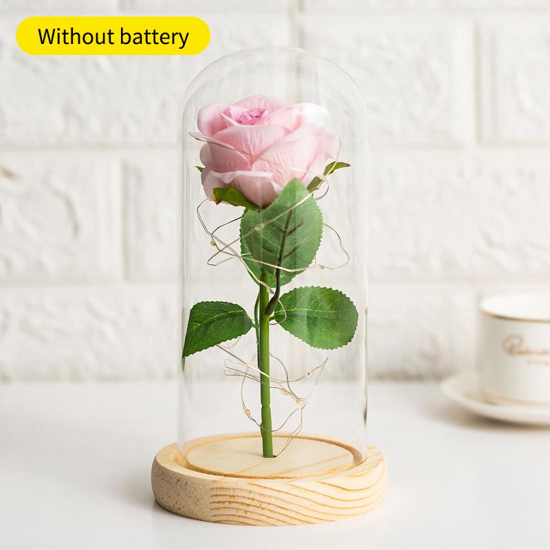 Wedding Birthday Valentine Day Present Eternal Rose Flower Vivid Luminous Ornament For Women Mom Girlfriend Wife Household Decoration
Wedding Birthday Valentine Day Present Eternal Rose Flower Vivid Luminous Ornament For Women Mom Girlfriend Wife Household Decoration