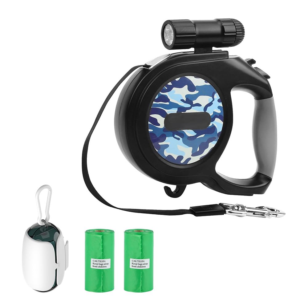 Dopet New Dog Retractable Walking Maximum Suitable for Weight Maximum Resistance 2 Rolls of Feces Disposal Removal Container and Collar Dog Lead with
Dopet New Dog Retractable Walking Maximum Suitable for Weight Maximum Resistance 2 Rolls of Feces Disposal Removal Container and Collar Dog Lead with