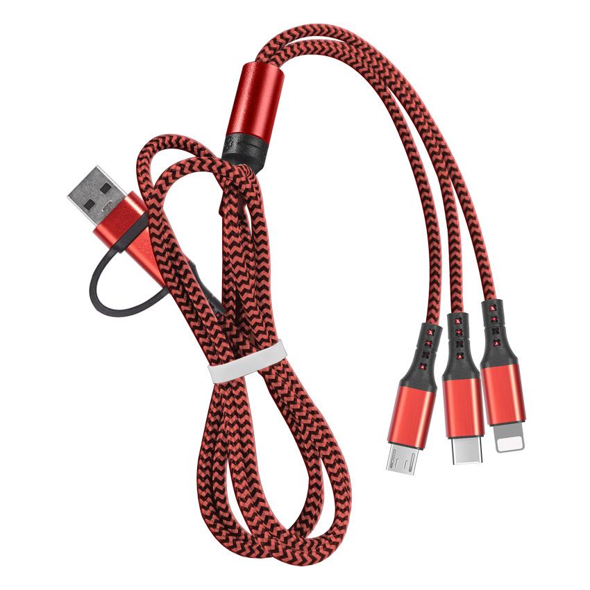 Braided One-to-Five Multi-Functional Charging Cable - PD Compatible with Apple, Xiaomi, and Type-C Devices
Braided One-to-Five Multi-Functional Charging Cable - PD Compatible with Apple, Xiaomi, and Type-C Devices