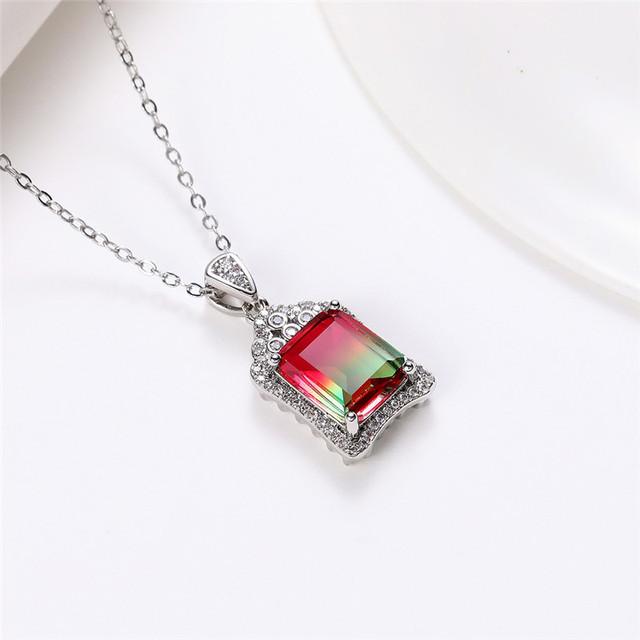 Новое современное свадебное ожерелье с фианитом AAA, блестящие аксессуары для женщин, подарок на годовщину, модные ювелирные изделия 42cm