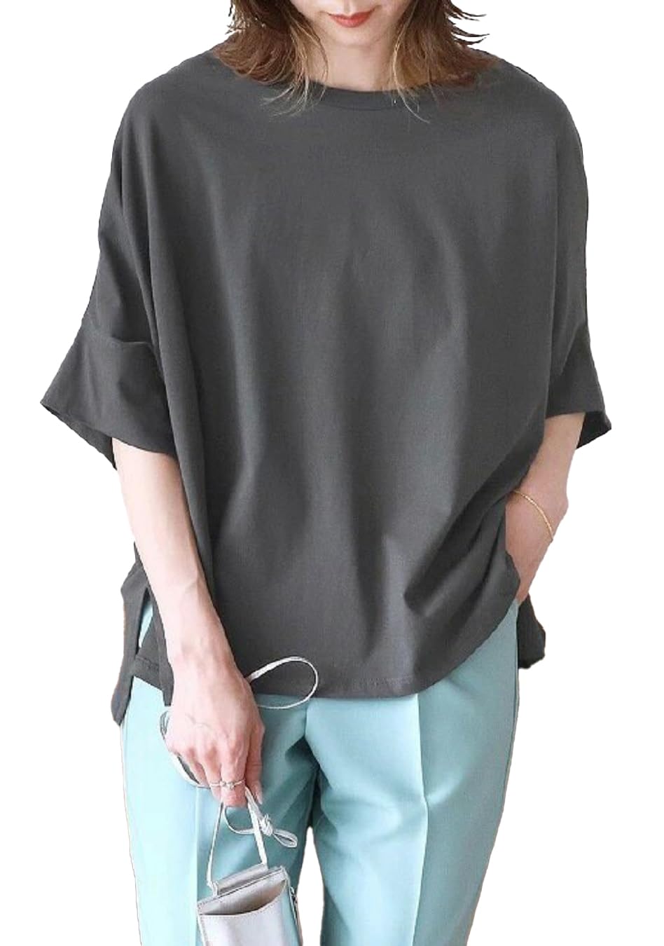 Dolman Cotton Tops Cut and Sew Short Sleeve Spring Summer Spring Summer Loose Stylish Thin Plain 2XL XXL 3L 2XL Size XXL Size 3L Size Cut and Sew Cut сірий колір
Dolman Cotton Tops Cut and Sew Short Sleeve Spring Summer Spring Summer Loose Stylish Thin Plain 2XL XXL 3L 2XL Size XXL Size 3L Size Cut and Sew Cut сірий колір