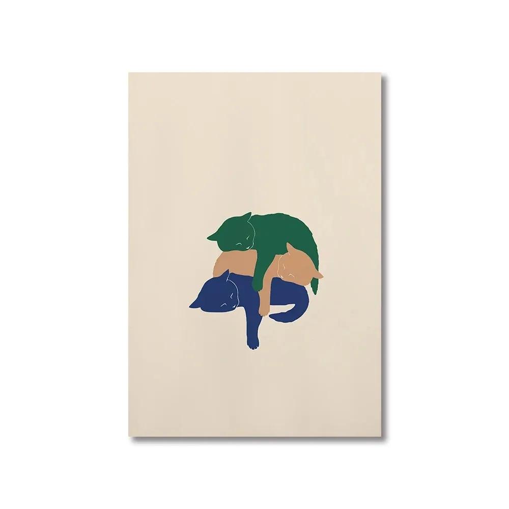 Abstract Cute Cat Animal Canvas Prints Elegant Lady Portrait Wall Art Illustration Poster for Living Room Bedroom & Home Decor 21X30CMNo Framed
Abstract Cute Cat Animal Canvas Prints Elegant Lady Portrait Wall Art Illustration Poster for Living Room Bedroom & Home Decor 21X30CMNo Framed