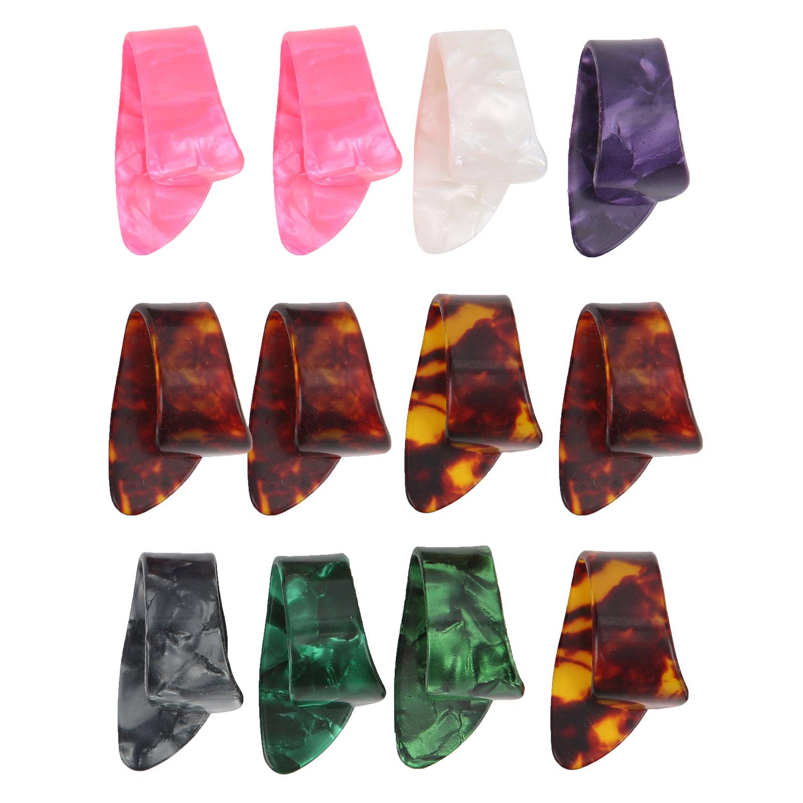 12Pcs Finger Picks Thumb Celluloid General Guitar Parts Instrument Accessories Storage Box
12Pcs Finger Picks Thumb Celluloid General Guitar Parts Instrument Accessories Storage Box