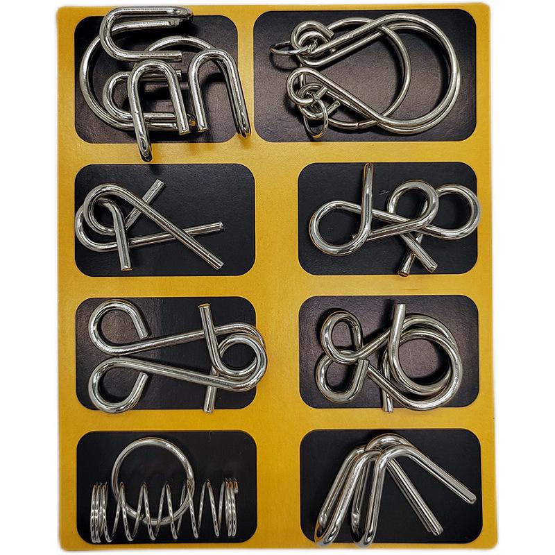 Интеллектуальный набор колец и пряжек для разблокировки: Развивающая игрушка для школьников - 8-элементные замки Лубаня и Кунмина
Интеллектуальный набор колец и пряжек для разблокировки: Развивающая игрушка для школьников - 8-элементные замки Лубаня и Кунмина