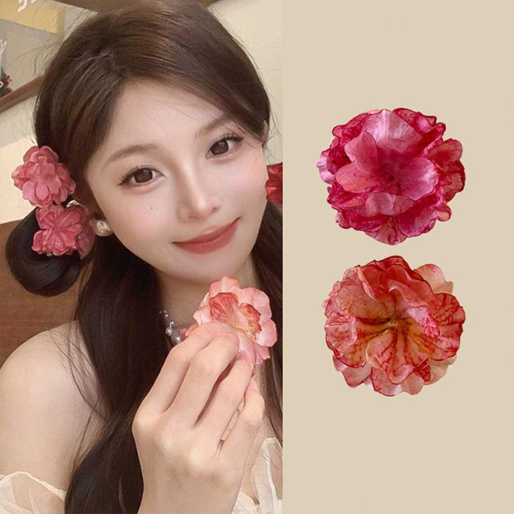 Cloth Flower Hair Claw Simulated Flower Hair Crab Clip French Children Hair Catches Party красный
Cloth Flower Hair Claw Simulated Flower Hair Crab Clip French Children Hair Catches Party красный