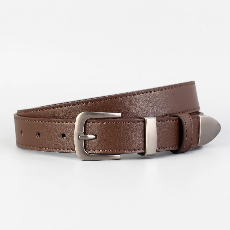 Classic Leather Belt For Women With Vintage Style And Pin Buckle For Casual And Business Wear
Classic Leather Belt For Women With Vintage Style And Pin Buckle For Casual And Business Wear