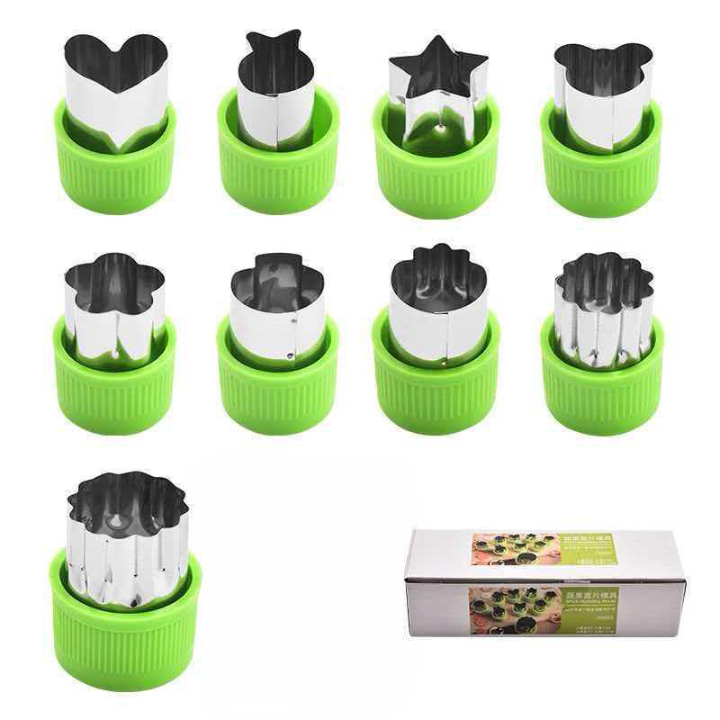 Stainless Steel Fruit & Vegetable Shape Cutter Mold, Multi-Pattern Design Vegetable and Fruit Dough Cutter Mold срібний
Stainless Steel Fruit & Vegetable Shape Cutter Mold, Multi-Pattern Design Vegetable and Fruit Dough Cutter Mold срібний