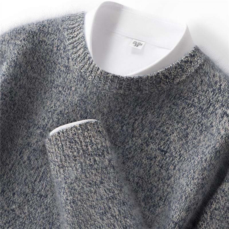 Men s Thickened Double-Strand Cashmere Sweater - Heather Yarn, Round Neck, Casual Knit, Plus Size XXL
Men s Thickened Double-Strand Cashmere Sweater - Heather Yarn, Round Neck, Casual Knit, Plus Size XXL
