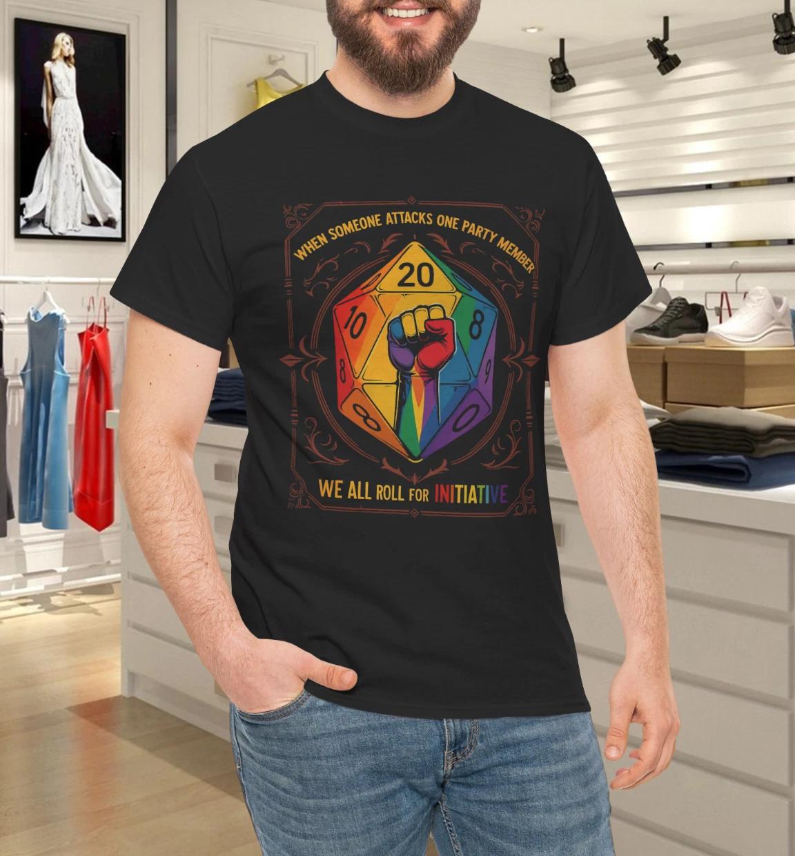 When Someone Attacks One Party Member LGBT T-Shirt M
When Someone Attacks One Party Member LGBT T-Shirt M