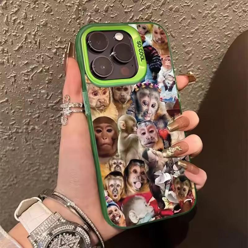New Creative Monkey Pattern Phone Case For iPhone 16 Pro Max 16E 15 14 13 12 11 Pro XS X XR 7 8 Plus SE2 Shockproof TPU Cover iPhone 14Pro Max
New Creative Monkey Pattern Phone Case For iPhone 16 Pro Max 16E 15 14 13 12 11 Pro XS X XR 7 8 Plus SE2 Shockproof TPU Cover iPhone 14Pro Max