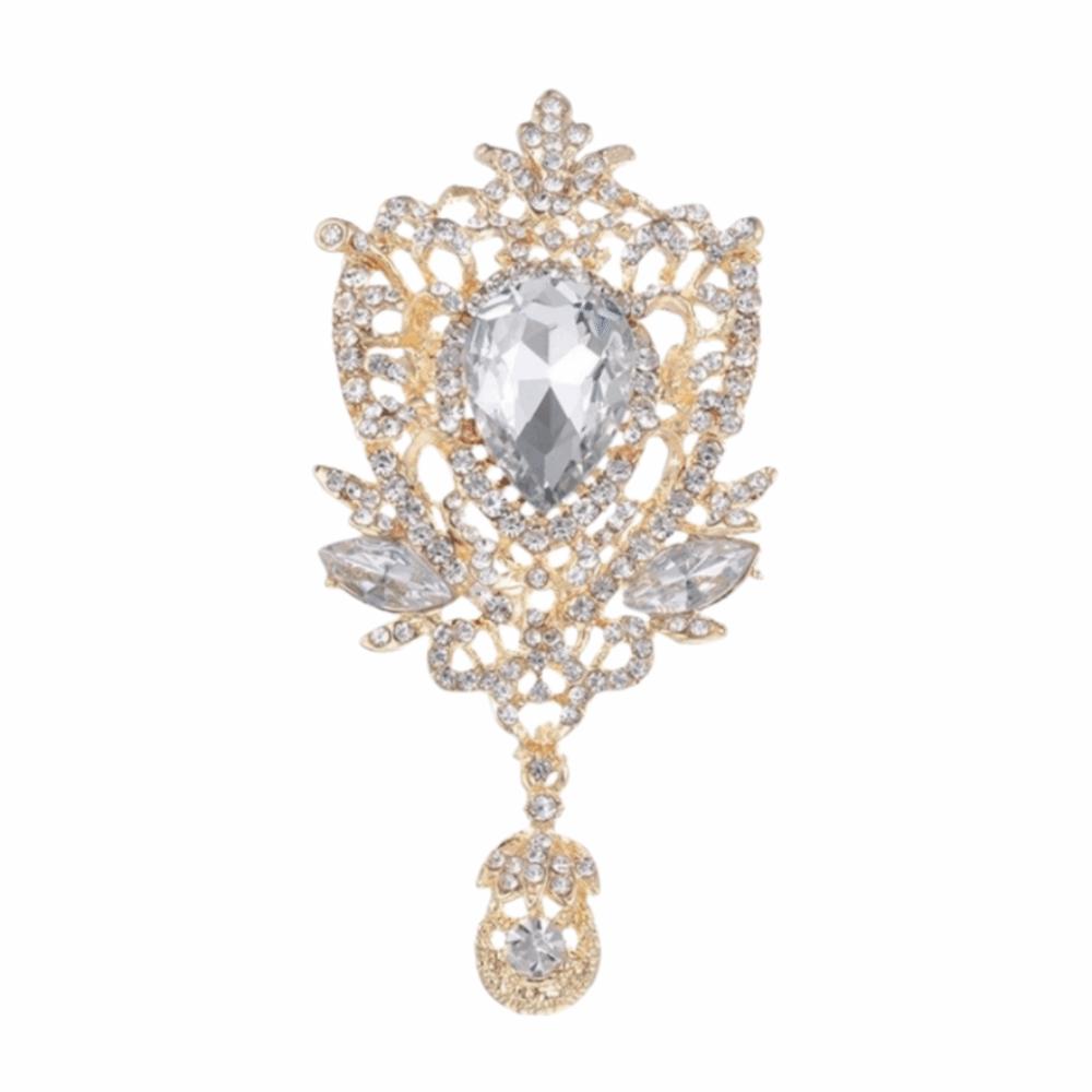 New Shining Crystal Brooch Alloy Retro Style Pearl Brooch Gold Silver Decorative Rhinestone Lapel Pin Women s Fashion
New Shining Crystal Brooch Alloy Retro Style Pearl Brooch Gold Silver Decorative Rhinestone Lapel Pin Women s Fashion