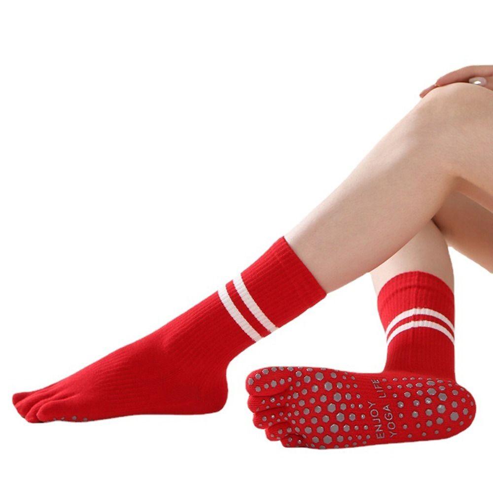 Cotton Stripes Sports Running Five-Finger Socks Female Hosiery Middle Tube Socks Split Toe Socks
Cotton Stripes Sports Running Five-Finger Socks Female Hosiery Middle Tube Socks Split Toe Socks