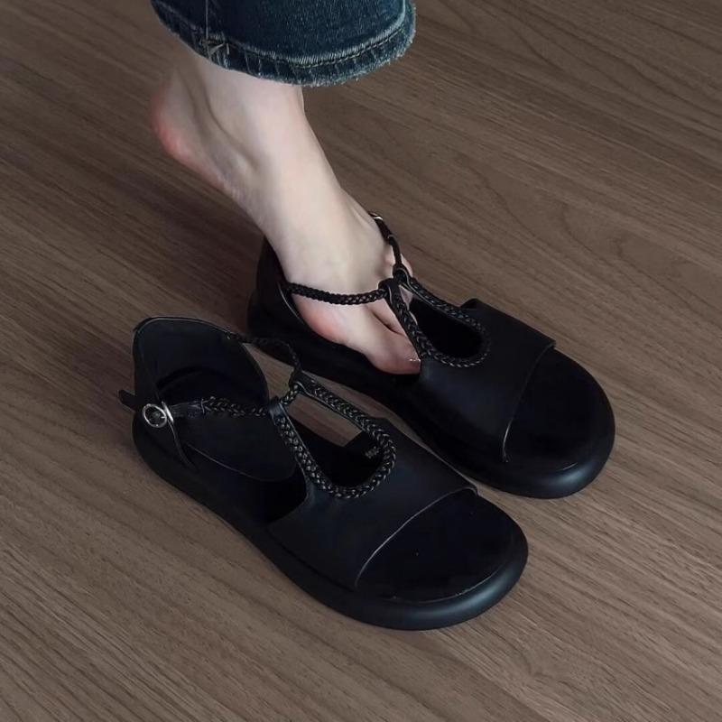 Retro Round-toed Woven Sandals for Women s Casual Soft-soled Shoes 35 чорний
Retro Round-toed Woven Sandals for Women s Casual Soft-soled Shoes 35 чорний