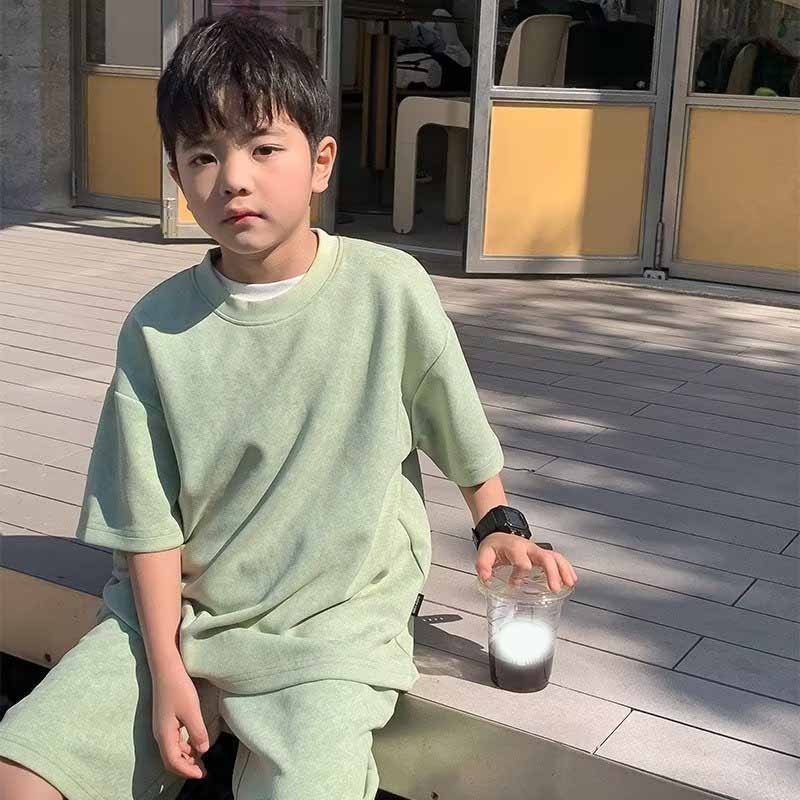 Boys Clothing Set Loose Shirts+ Shorts 2 Pieces Set Sport Suits for Kids Teenager Tracksuits Casual Baby Outfits Clothes 160
Boys Clothing Set Loose Shirts+ Shorts 2 Pieces Set Sport Suits for Kids Teenager Tracksuits Casual Baby Outfits Clothes 160