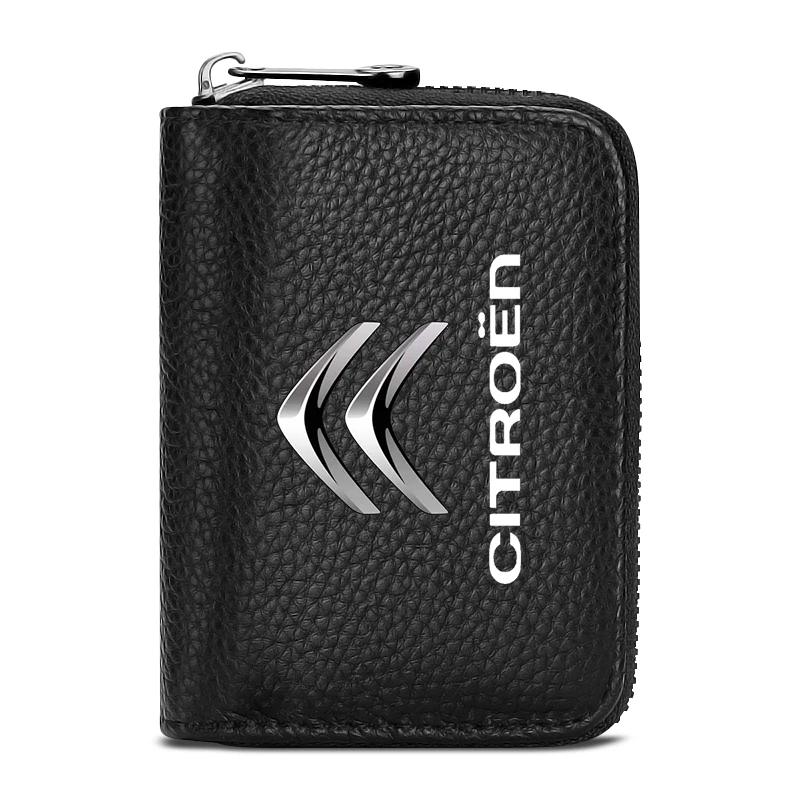 1Pcs Leather Car Driver s License, ID Card, Bank Card Wallet For Citroen C1 C2 C3 C4 C5 X7 Berlingo Xsara C8 C4L DS3 DS4 DS5LS чорний
1Pcs Leather Car Driver s License, ID Card, Bank Card Wallet For Citroen C1 C2 C3 C4 C5 X7 Berlingo Xsara C8 C4L DS3 DS4 DS5LS чорний