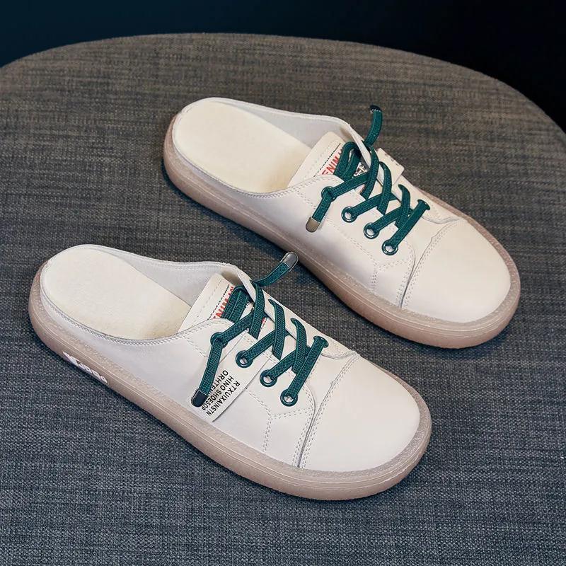 Женские белые туфли из мягкой кожи без каблука, женские однотонные тапочки на плоской подошве, удобная нескользящая обувь 40 зелёный
Женские белые туфли из мягкой кожи без каблука, женские однотонные тапочки на плоской подошве, удобная нескользящая обувь 40 зелёный