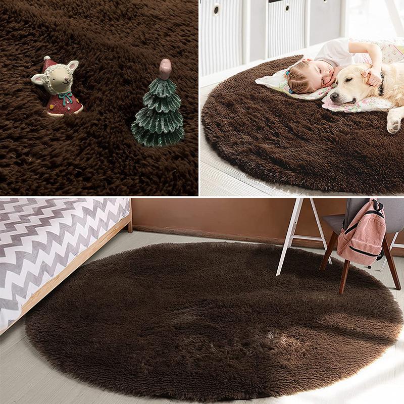 Pink Round Carpet Fluffy Soft Area Floor Mat Children Girls Room Princess Castle Plush Carpet Living Room Home Decor 40cm diameter
Pink Round Carpet Fluffy Soft Area Floor Mat Children Girls Room Princess Castle Plush Carpet Living Room Home Decor 40cm diameter