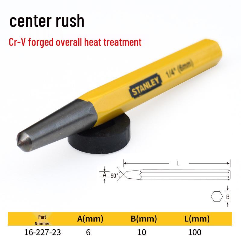 Stanley Punch Set: Center, Marking, Pilot, Pin, Cone, Pointed, Nail, Metal Striking, Locating
Stanley Punch Set: Center, Marking, Pilot, Pin, Cone, Pointed, Nail, Metal Striking, Locating