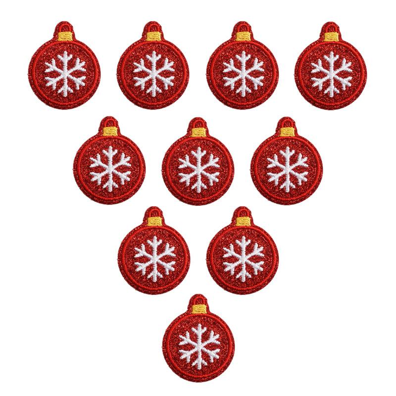 Christmas Light Strip Embroidery Cloth Sticker Snowflake Christmas Tree Patch Sticker Clothes Decoration Embroidery Sticker Santa Claus Heat Transfer set of 10 pieces
Christmas Light Strip Embroidery Cloth Sticker Snowflake Christmas Tree Patch Sticker Clothes Decoration Embroidery Sticker Santa Claus Heat Transfer set of 10 pieces