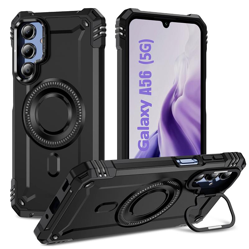 Magnetic Shockproof Case for Samsung Galaxy A56 5G,Lens Protective Cover with Ring Holder, Heavy Duty Phone Case Galaxy A56 5G
Magnetic Shockproof Case for Samsung Galaxy A56 5G,Lens Protective Cover with Ring Holder, Heavy Duty Phone Case Galaxy A56 5G