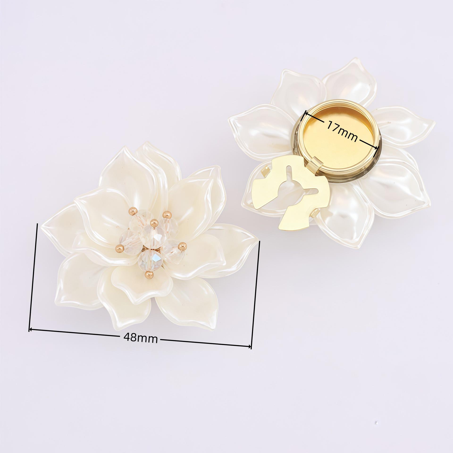 Camellia Button Covers —Petal-Fragment Cufflinks,Collar Buttons,and Shirt Accessories—No-Sew Snap-On Button Caps and Decorations
Camellia Button Covers —Petal-Fragment Cufflinks,Collar Buttons,and Shirt Accessories—No-Sew Snap-On Button Caps and Decorations