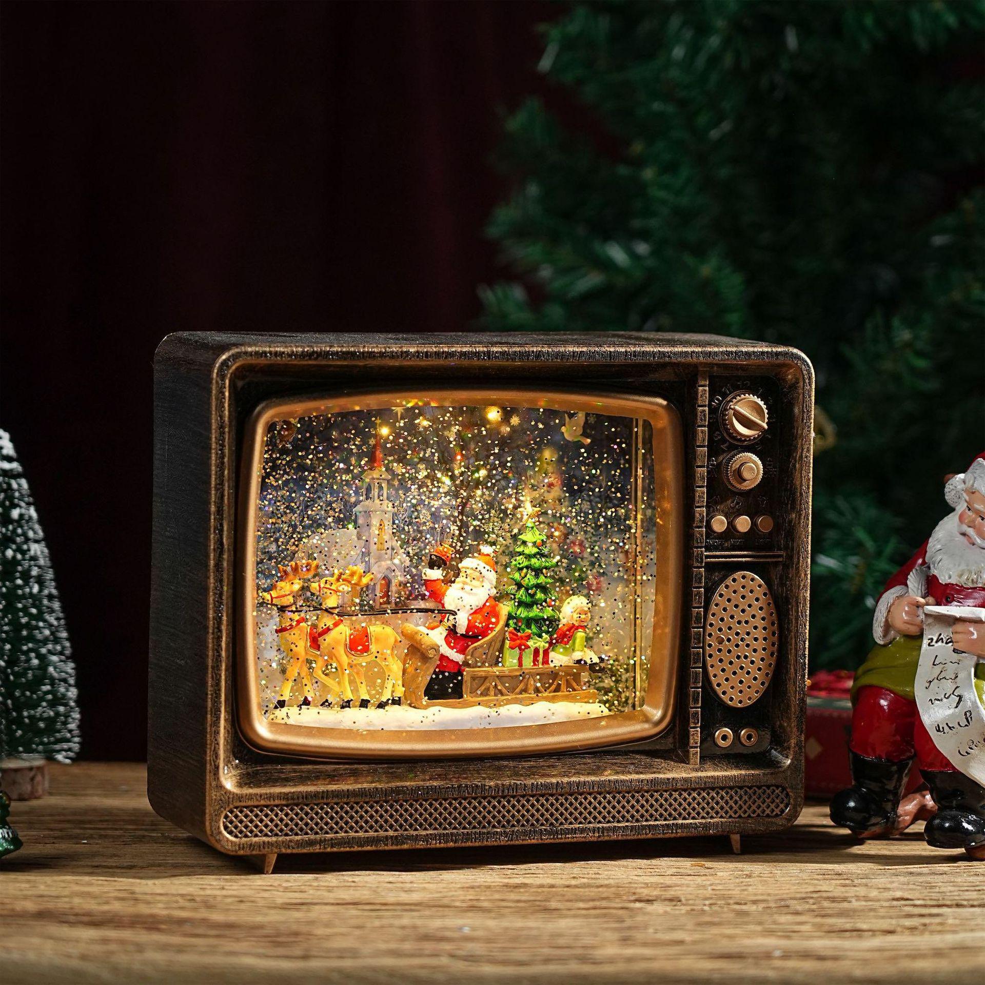 Snowflake Crystal Lamp TV Music Box - Christmas Gift & Decoration Bronze
Snowflake Crystal Lamp TV Music Box - Christmas Gift & Decoration Bronze