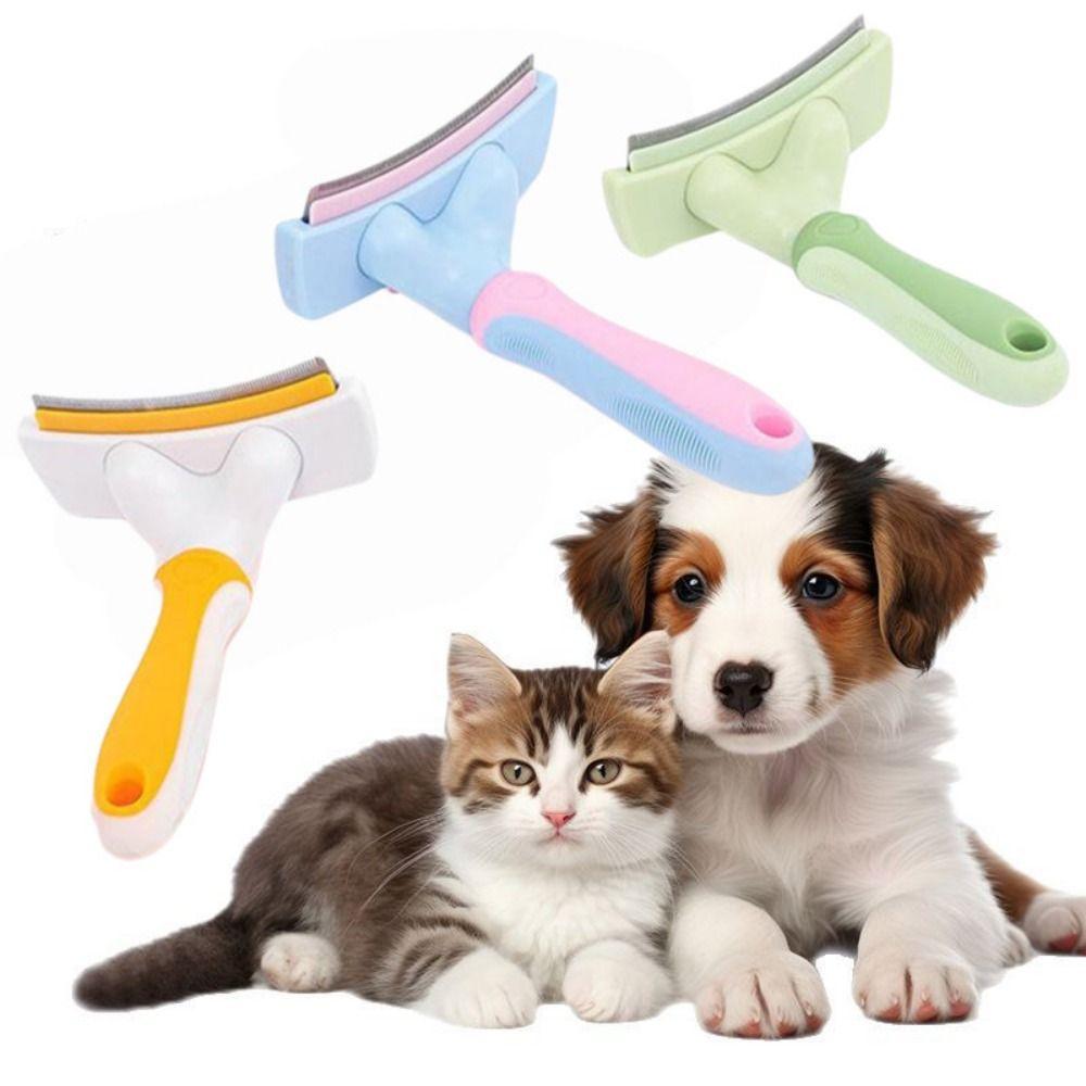 Stainless Steel Pet Hair Remover Anti-slip Cat Grooming Comb Pet Thinning Comb for Dog Grooming зелений
Stainless Steel Pet Hair Remover Anti-slip Cat Grooming Comb Pet Thinning Comb for Dog Grooming зелений