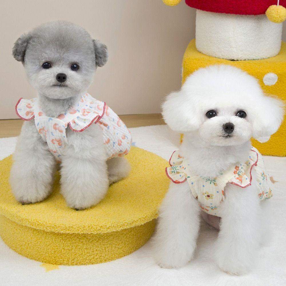 Skin-friendly Puppy Skirt Breathable Pet Dress Chihuahua Dog Summer Dress For Small Medium Dogs S-Flower
Skin-friendly Puppy Skirt Breathable Pet Dress Chihuahua Dog Summer Dress For Small Medium Dogs S-Flower