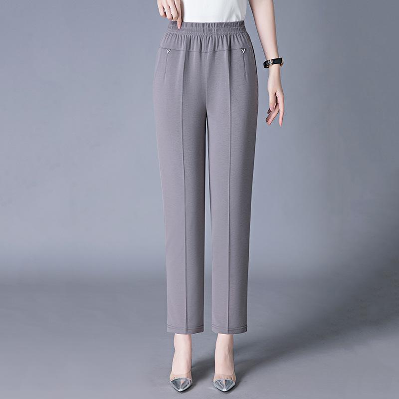 Middle Aged Women s Pants Summer Thin High Waist Elastic Loose Straight Pants Female Casual Trousers Plus Size
Middle Aged Women s Pants Summer Thin High Waist Elastic Loose Straight Pants Female Casual Trousers Plus Size