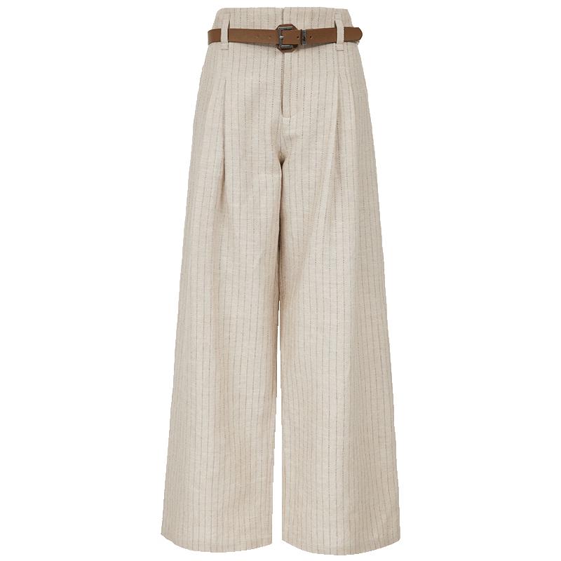 VEROMODA Women s Pleated High-Waist Linen Blend Casual Pants L
VEROMODA Women s Pleated High-Waist Linen Blend Casual Pants L